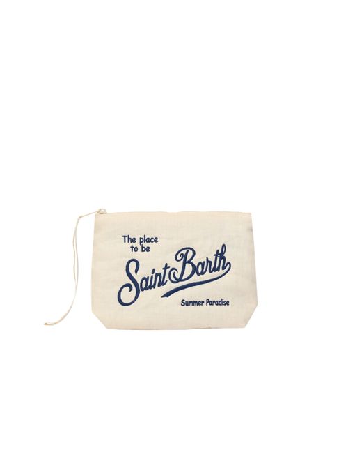 Pochette Aline Soft Line in lino Panna Mc2 Saint Barth | ALI005101276L